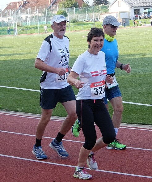 Martina und Achim bei der Einführungsrunde