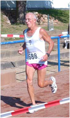 Erich beim Zieleinlauf