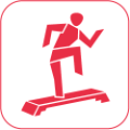 icon step aerobic rot 120